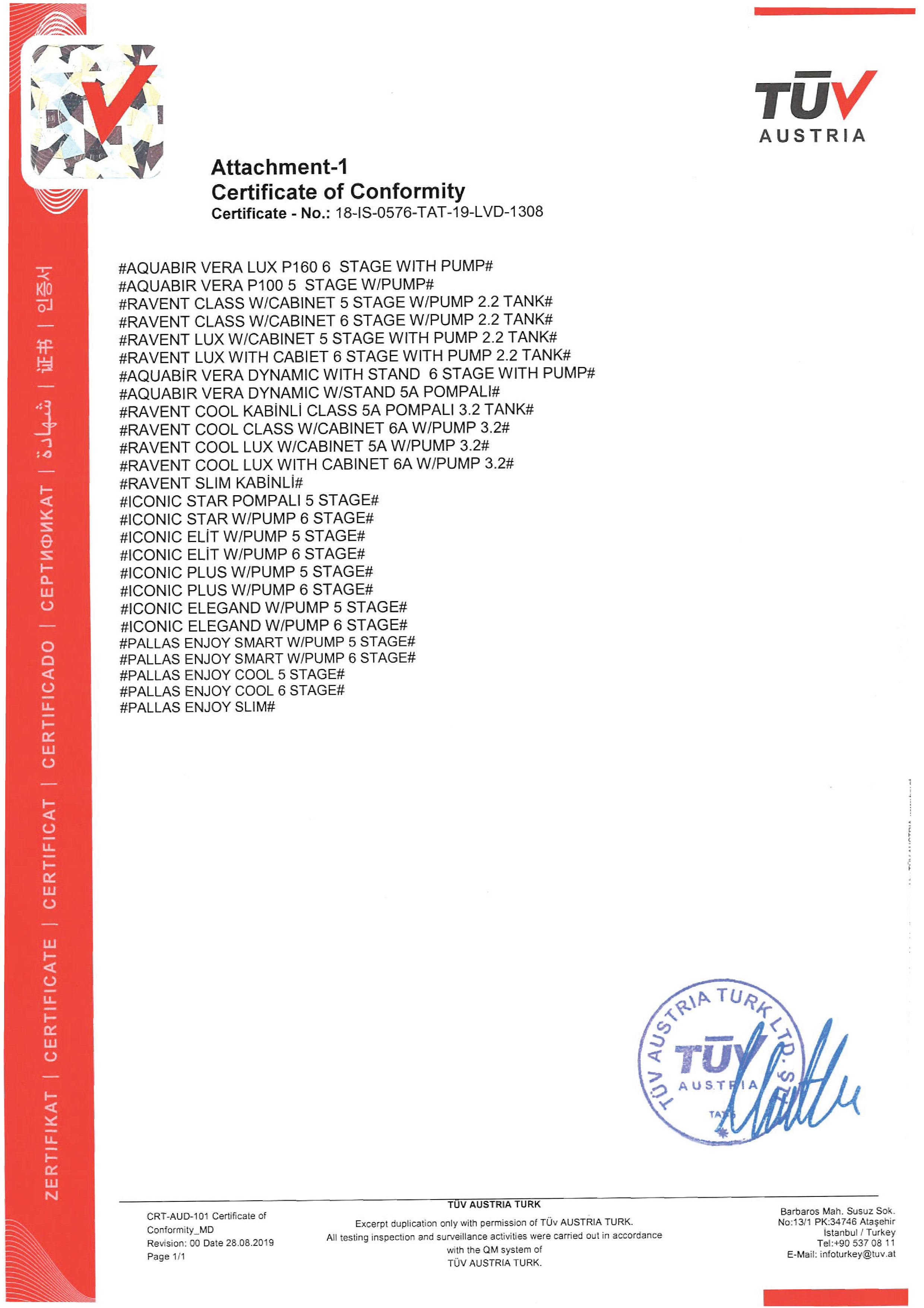 Marmara Arıtma sertifika 9